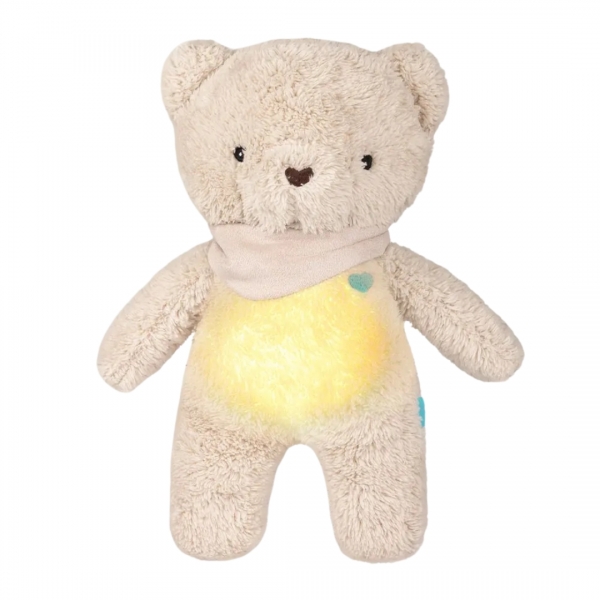 myHummy Baby Einschlafhilfe Bärchen 5-in-1 mit Licht - beige