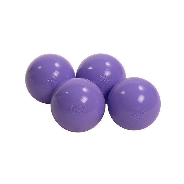 MeowBaby Ballset 50 Bälle 7 cm - lila