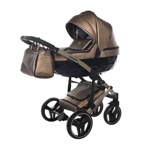 JUNAMA Kombi Kinderwagen DIAMOND FLUO 03 2.0 - bronze