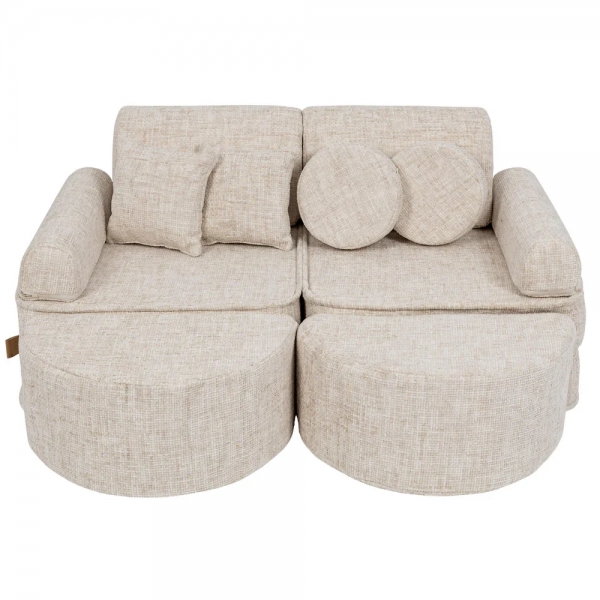 MeowBaby Spielsofa Mini Max Tangle - Marshmallow beige