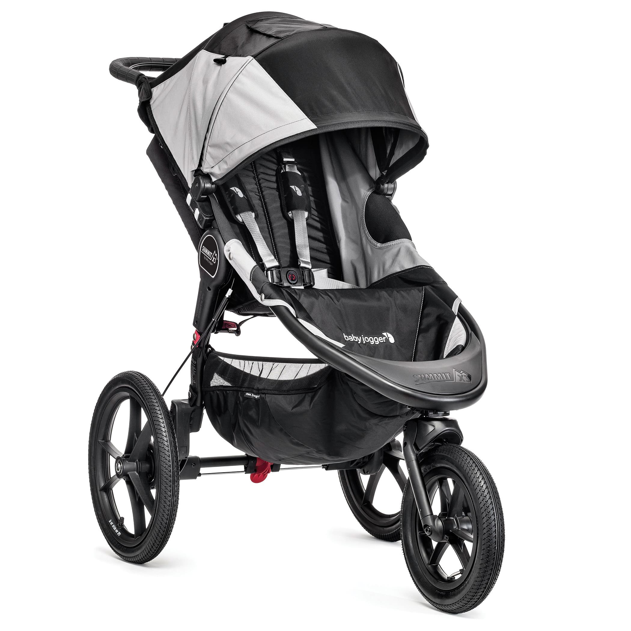 Kinderwagen Baby Jogger Summit X3 Black/Gray Die kleine Schnullerbacke