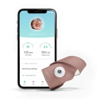 Owlet Smart Sock 3 Baby Monitor - dusty rose