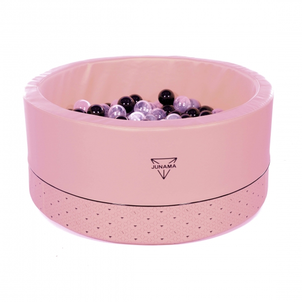 JUNAMA Bällebad 90x30cm, S-Class 02 - pink, 200 Bälle