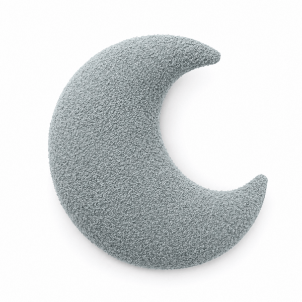 MeowBaby Deko-Kissen Mond - Soft Bouclé Edition - fresh mint