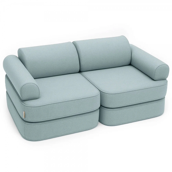 MeowBaby Outdoor Mini Spielsofa Outzy - Cloudberry Sky Blue