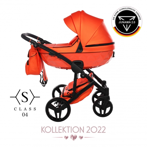 JUNAMA Kombi Kinderwagen DIAMOND S-CLASS 04 2.0 - blood orange