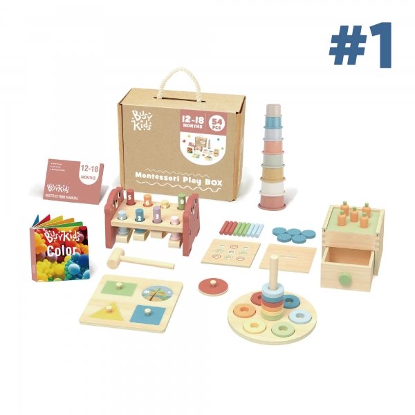BusyKids Montessori-Set für Babys von 12 bis 18 Monaten - #1