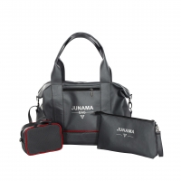 JUNAMA Wickeltasche MAMI BAG - 3 in 1 Set | S-Class 06 - anthrazit