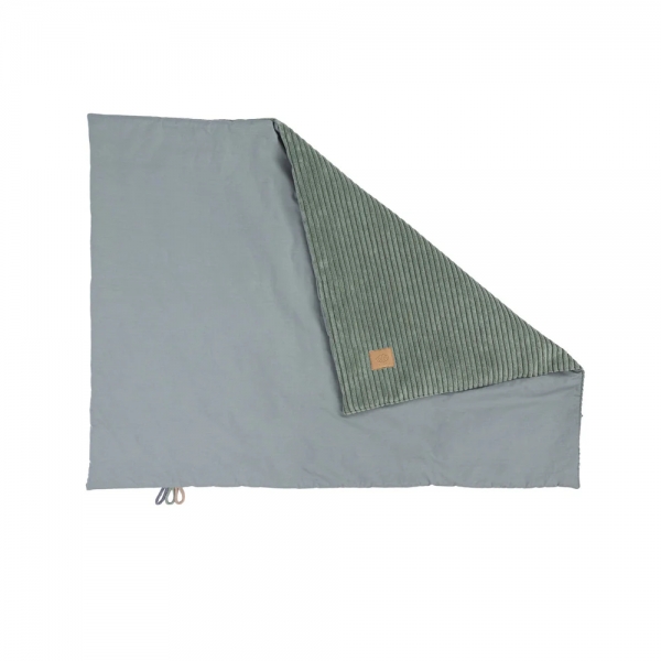 MeowBaby Babydecke Cord für Neugeborene - Ästhetik olive