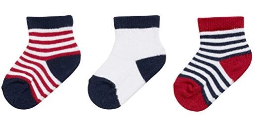 Playshoes Erstlingssocken Jungen, 3er Pack