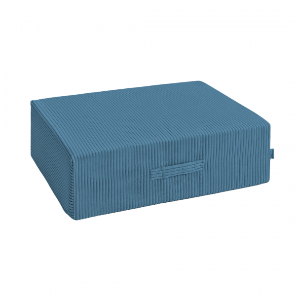 Design4Kids XXL Hüpfpolster Cord Grande - pure ocean
