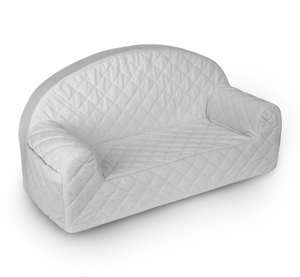 BabySteps Velvet Kindersofa Grau