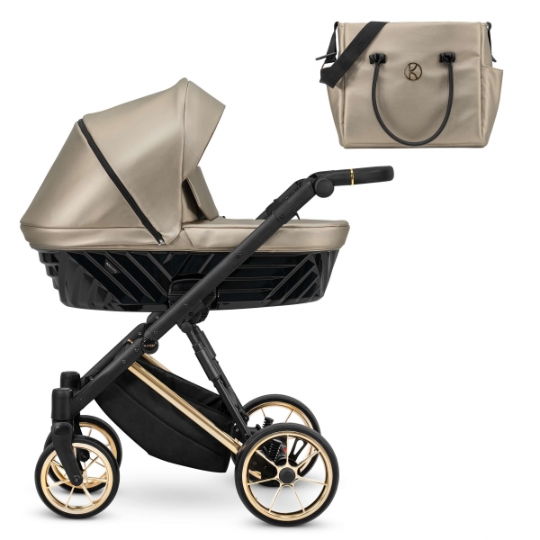 KUNERT Kombikinderwagen IVENTO Metalic 15 - Cappuccino Pearl Eco