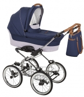Navington Retro Kombi-Kinderwagen Caravel Samoa inkl. Wickeltasche