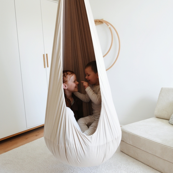 Design4Kids Hängesessel Cocoon Caramel Marshmallow - beige