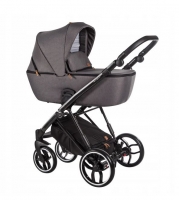 Baby Merc Kombikinderwagen La Rosa LN06 - braun/schwarz