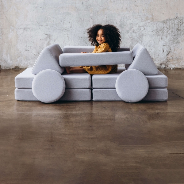 SHAPPY Spielsofa Original Mini Ultra Plush - Light Grey