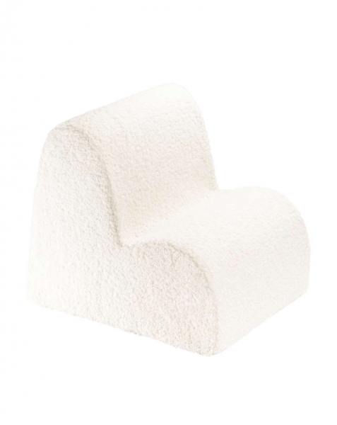 WIGIWAMA Sessel Wolke Creme | Teddy-Stoff