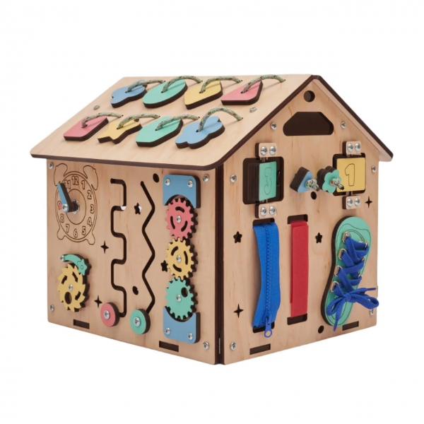 BusyKids BusyBoard - das sensorische Montessori Spielhaus - Mini