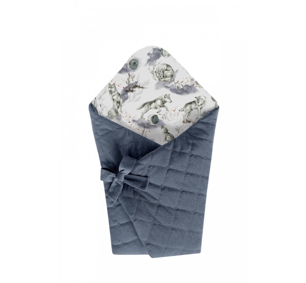 BabySteps Einschlagdecke VELVET Wolf - Moonlight Shadow