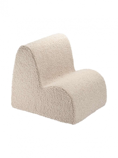 WIGIWAMA Sessel Wolke Beige | Teddy-Stoff