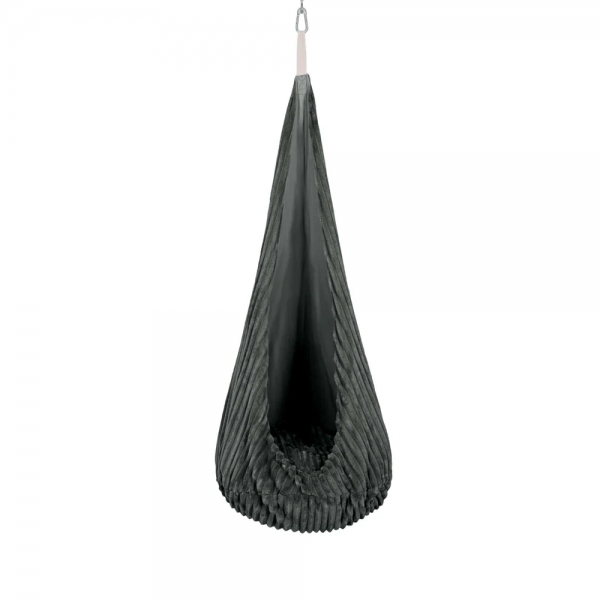 MeowBaby Hängesessel Cocoon Churros Plüsch-Cord - Pine Forest Green