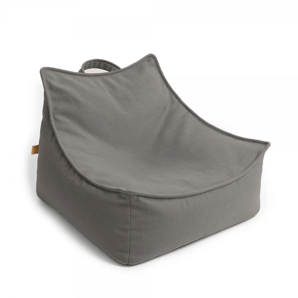MeowBaby Outzy Kinder-Sitzsack eckig - Drift Clay Taupe