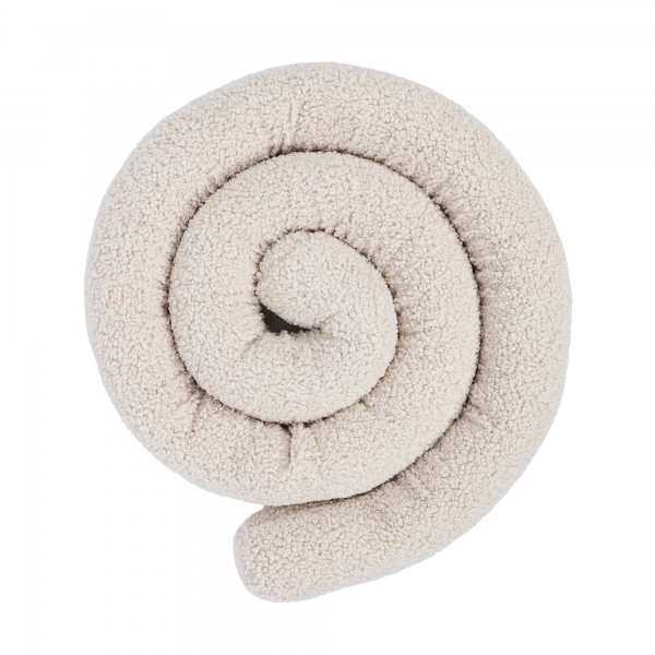 MeowBaby Bettschlange Bearly, 3 m - beige/creme