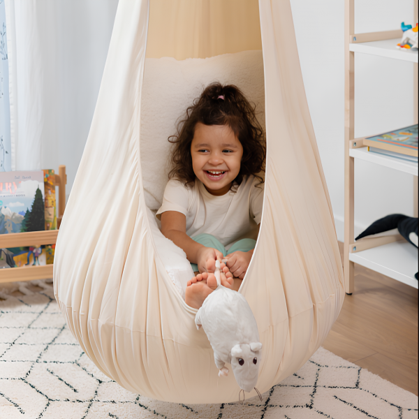 Design4Kids Hängesessel Cocoon Cozy Lamb - creme