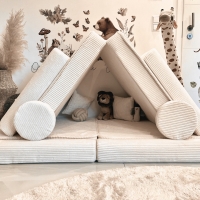 Design4Kids Spielsofa Jewel Cord - almond beige Design4Kids Spielsofa Jewel Cord - almond beige