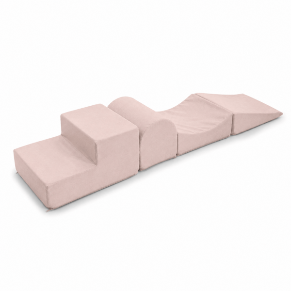 MeowBaby Schaumspielset Outzy 4 Elemente - rosy dune pink