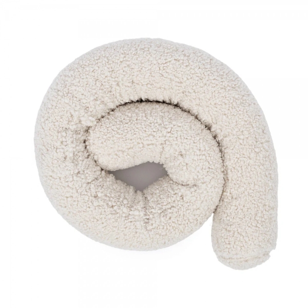 MeowBaby Bettschlange Bearly, 1,5 m - beige/creme