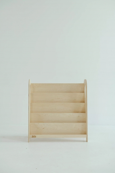 BabyWood Montessori Bücherregal SLIM M - weiß