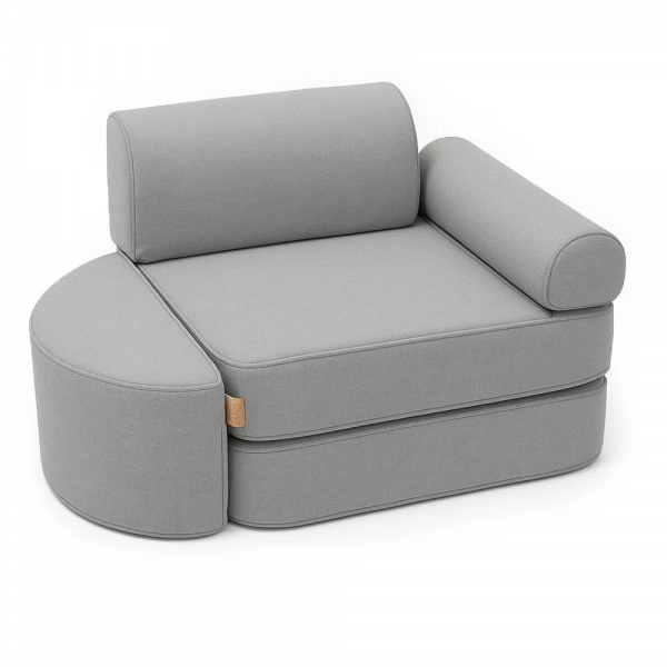 MeowBaby Outdoor Kinder-Spiel-Sessel Outzy - Feather Fog Gray