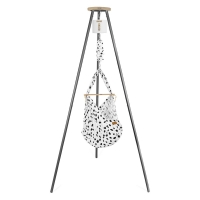 NONOMO Federwiegen Motor MOVE-Set Baby Classic & Gestell TIPI anthrazit - Wild Dots