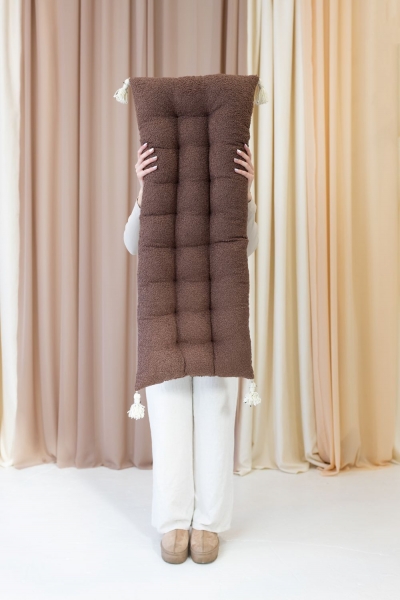 BabyWood Wippkissen Special M - Chocolate | 105x40 cm