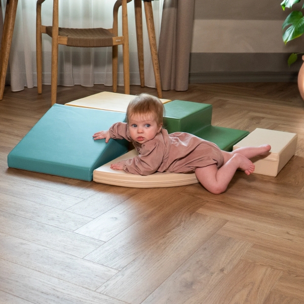 IGLU Softbausteine Spielset Corner Climber - Pastel türkis