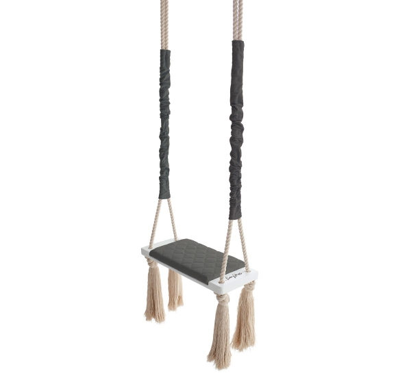 BabySteps Kinderschaukel Wood Swing - Dark Gray