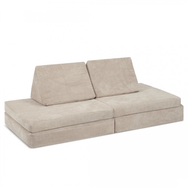 LINODINO Spielsofa Cord Spielparadies - Elfenzauber Beige
