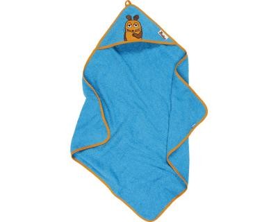 Playshoes Frottee-Kapuzentuch DIE MAUS, aquablau