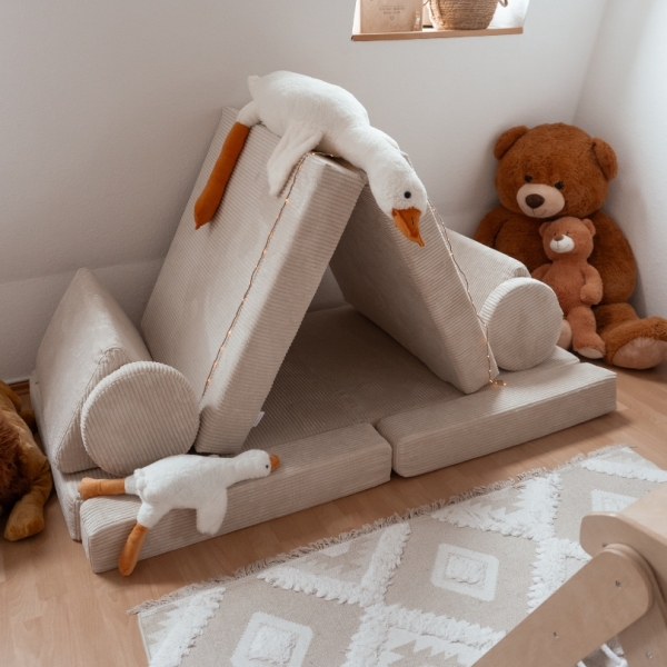 Design4Kids Spielsofa Cord Grande - vanilla beige