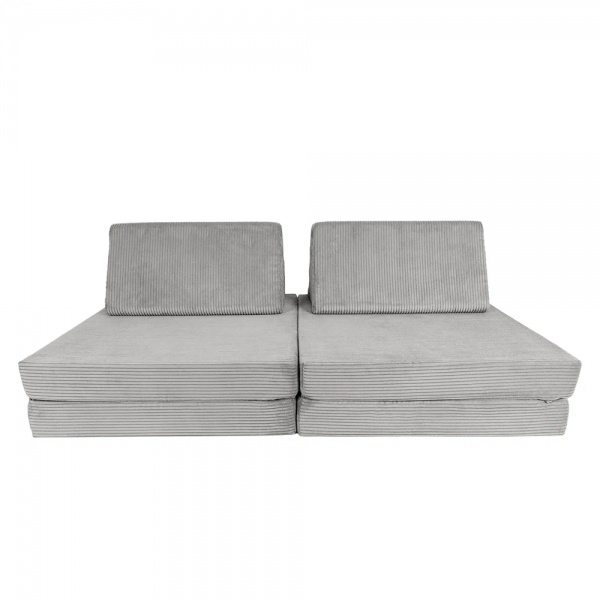 Design4Kids Spielsofa Cord Mini Grande Classic - cloudy grey