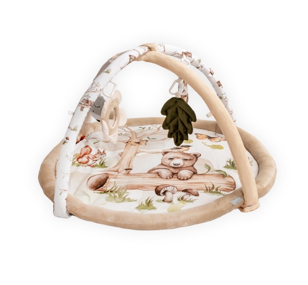 BabySteps Krabbeldecke mit Spielbogen - Happy Bear