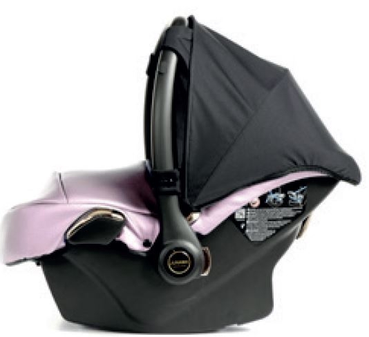 JUNAMA Babyschale Fluo 06 pink