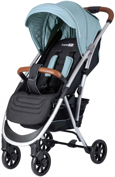 FreeON Buggy LUX premium sky blue | Gestell silber