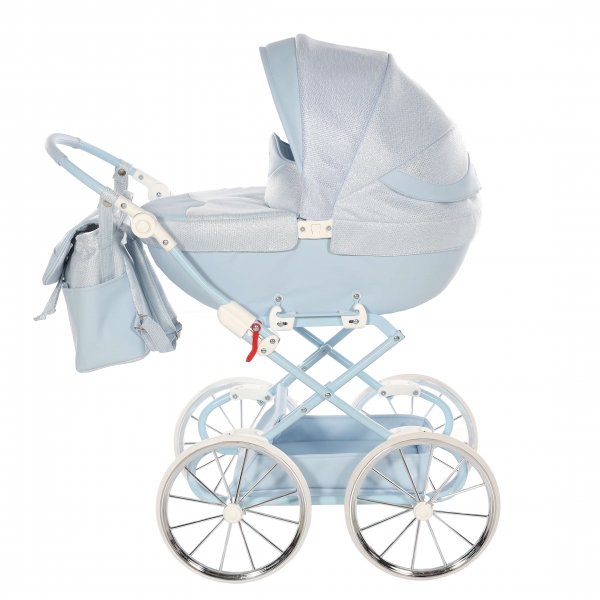 JUNAMA Puppenwagen Mini Dolce 02 - babyblau