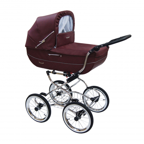 BABY FASHION Retro Kinderwagen Renée - Red Wine