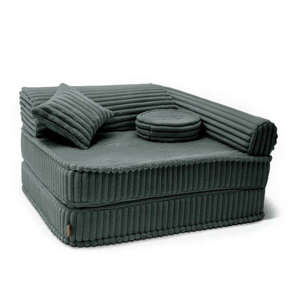 Meowbaby Kinder-Spiel-Sessel Churros - pine forest green