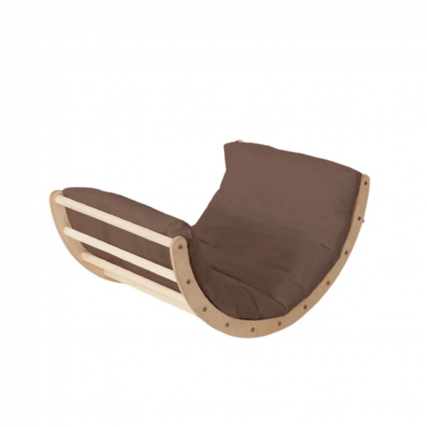 Design4Kids Wippkissen aus Baumwolle für Katta - dunkelbraun
