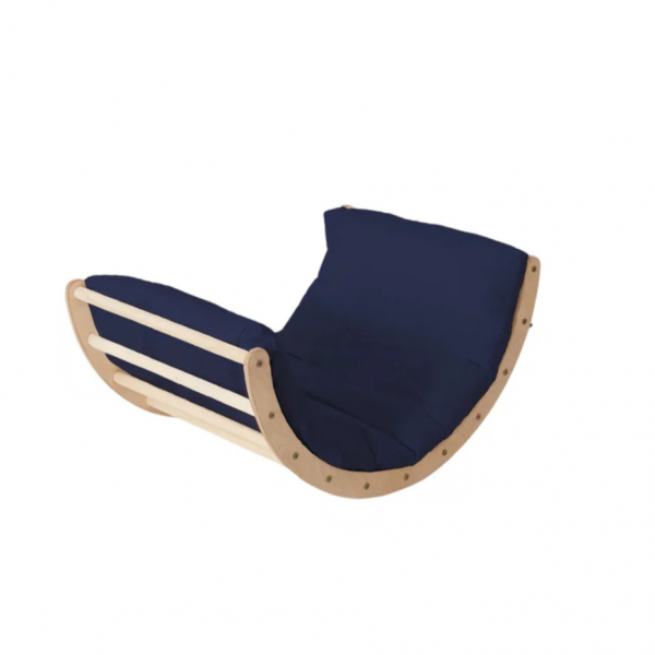 Design4Kids Wippkissen aus Baumwolle für Galagos/ Tarsier/ Vari - dunkelblau